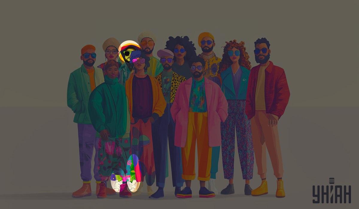 L'extraterrestre était un homme vert / collage de l'Moje