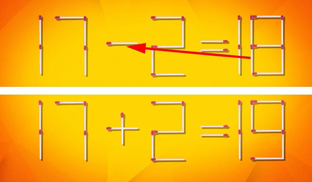 Où déplacer 1 allumette pour que l'égalité soit correcte : une énigme fascinante