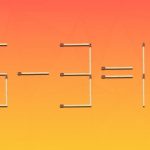 Il suffit de déplacer une seule allumette pour que l&rsquo;égalité