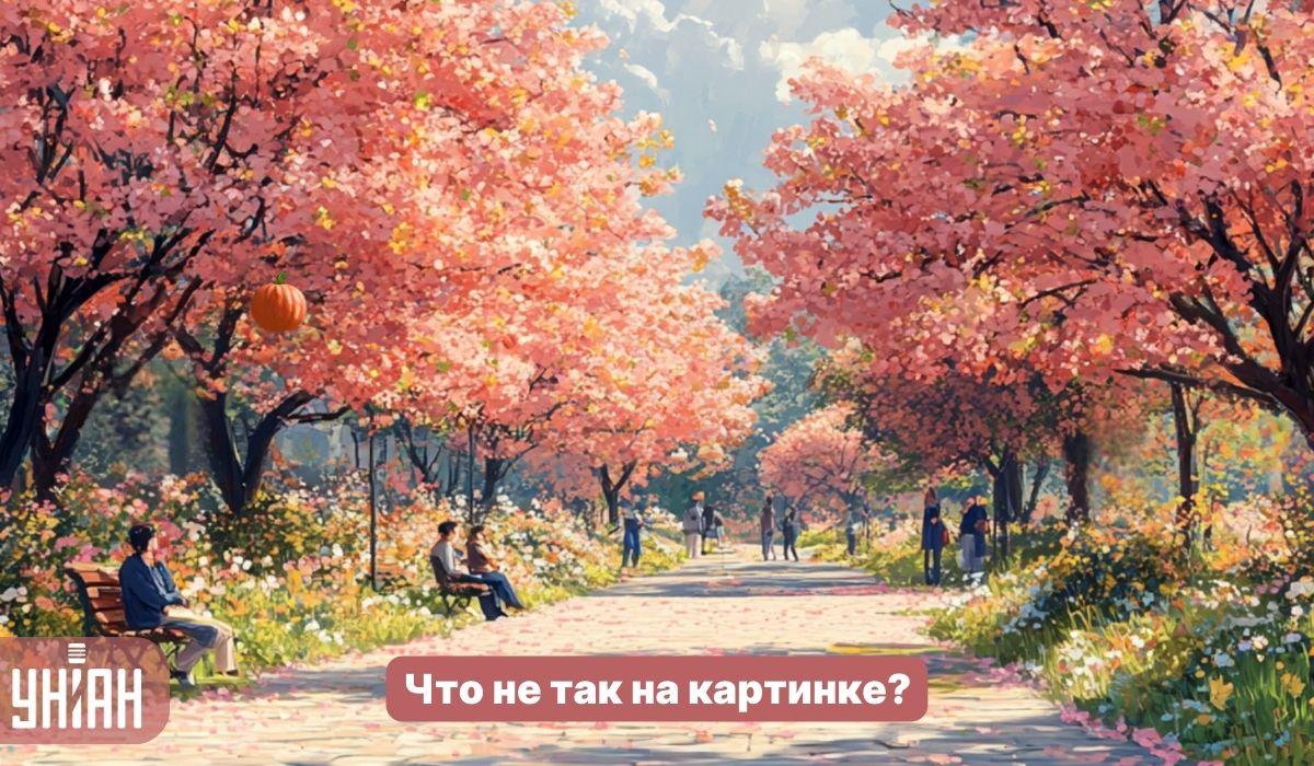 Trouver un insecte étrange dans un parc avec des arbres sakura en 5 secondes : un simple test de QI